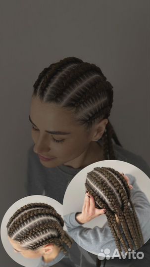 Плетение кос с канекалоном