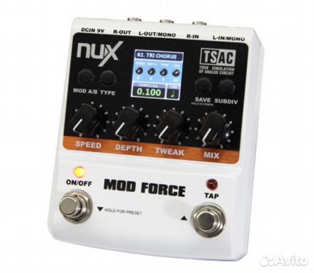 Педали NUX Mode Force и Time Force