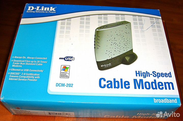 Кабельный модем D-link DCM-202