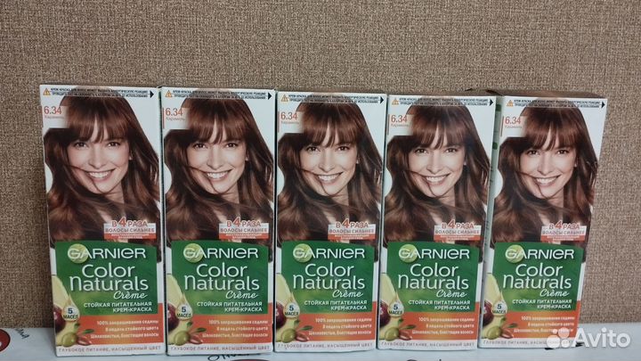 Краска для волос garnier 6.34 карамель
