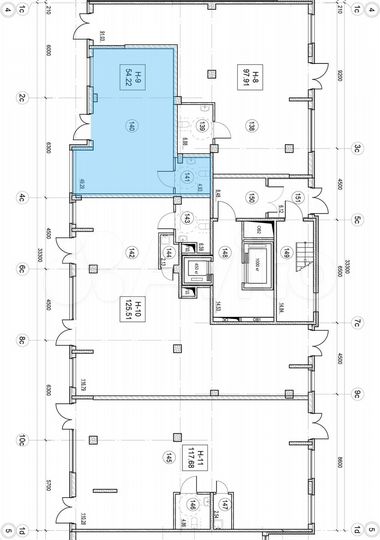 Помещение 54.22 м² в ЖК 