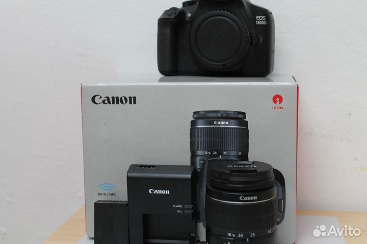Фотоаппарат Canon EOS 1300D Kit 18-55mm f/3.5-5.6