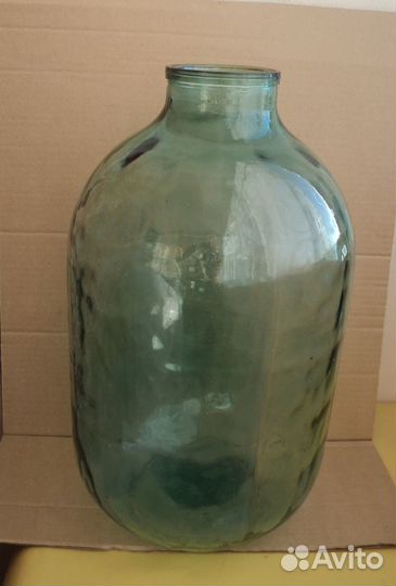 Банка 10-и л. Бутыль с притёртой пробкой