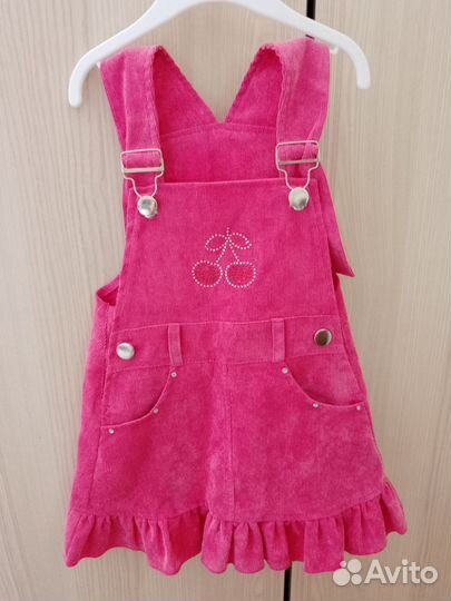 Вельветовый сарафан