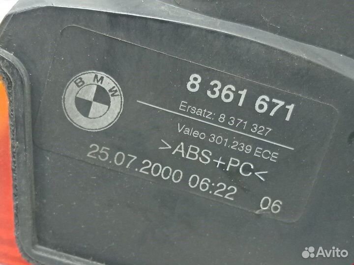 Фонарь задний левый габаритный BMW 5 E39 2000