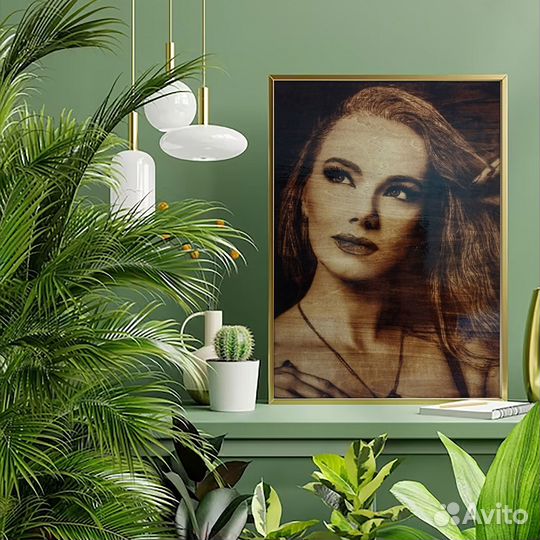 Портрет по фото. Интерьерные Картины на заказ