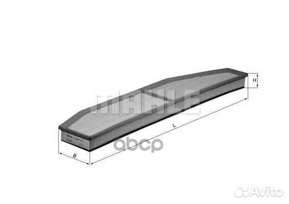Фильтр воздушный LX2067 Mahle/Knecht