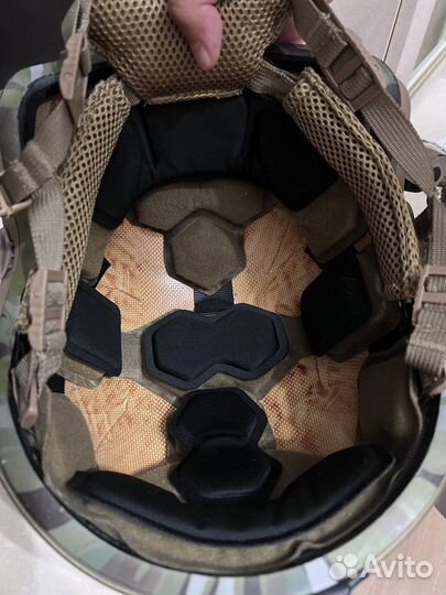 Баллистический шлем Атом-2 Арамид Atlant Armour