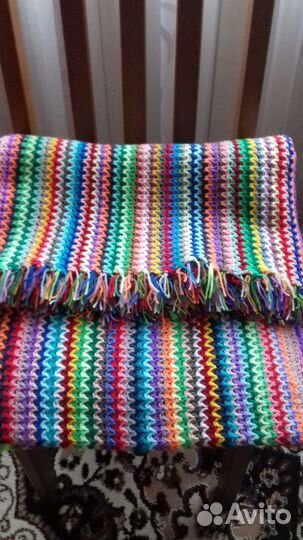 Плед вязаный