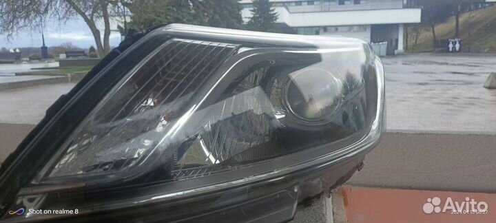 Фары c линзами для киа рио 3 дорестайл 2011-2015г