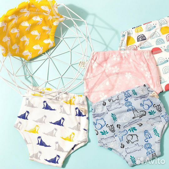 12слойные впитывающие трусики для детей 0 - 3 лет