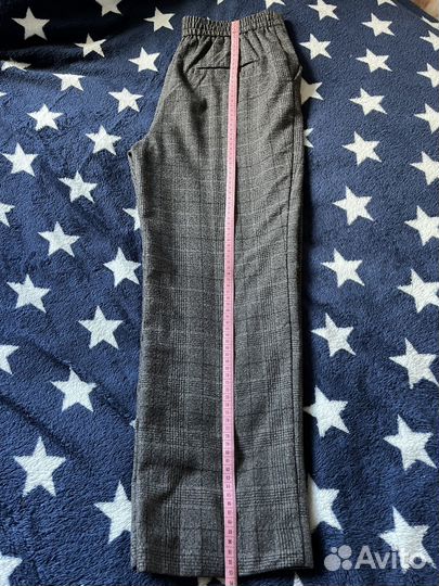 Брюки zara зара укороченные кюлоты шерстяные, р-S