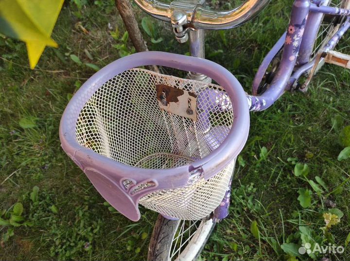 Детский велосипед бу 16 для девочки