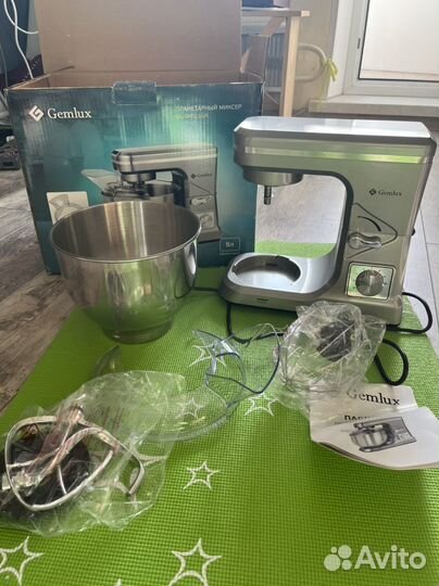 Планетарный миксер Gemlux 5 л 1000 Вт