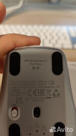 Беспроводная мышь Logitech MX Anywhere 3 for Mac