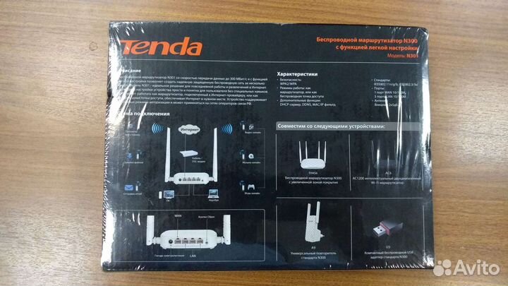Роутер Tenda n301