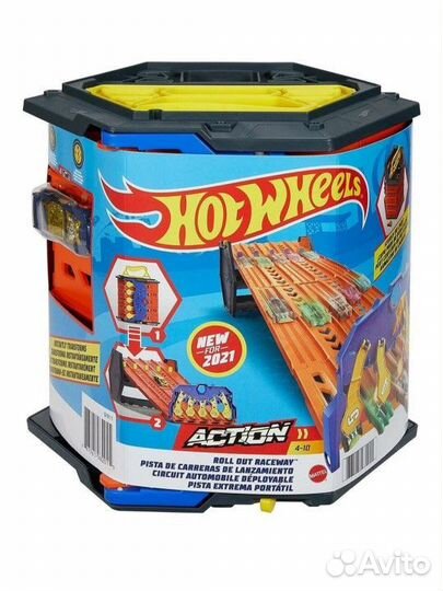 Трек Hot Wheels Roll Out Raceway