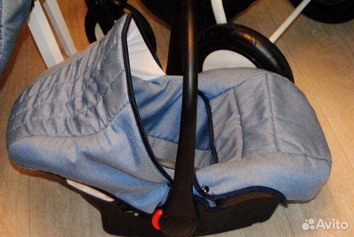 Коляска Slaro Indigo Jeans 3 в 1