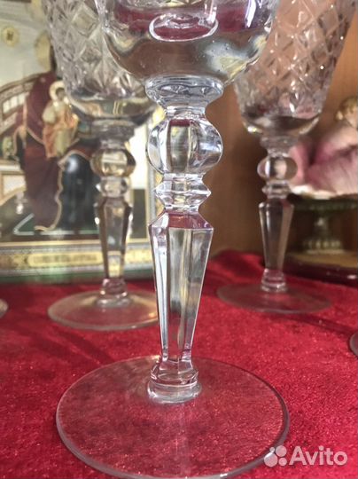 Хрустальные фужеры бокалы СССР 19,5 см