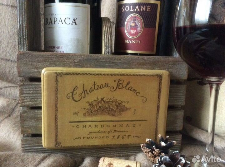 Подарочный короб д/двух бутылок вина