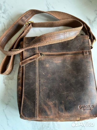 Новая мужская сумка. натуральная кожа. Германия