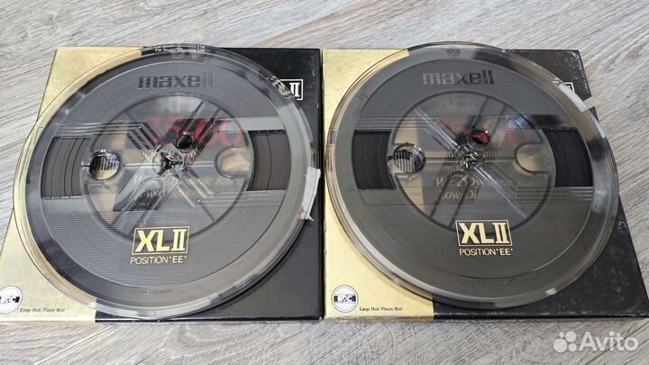 Катушки Maxell XL ll 35-60 (EE Position)б/у 2шт