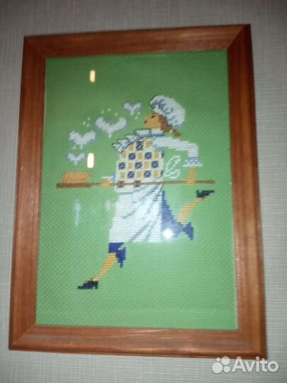 Картина вышивка крестом, для кухни