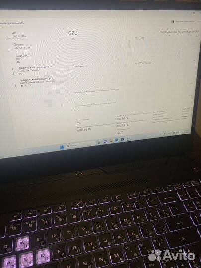 Игровой asus TUF RTX3050/i5/16ram