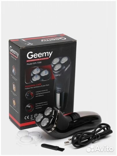 Триммер для бороды Geemy, Машинка, Электробритва