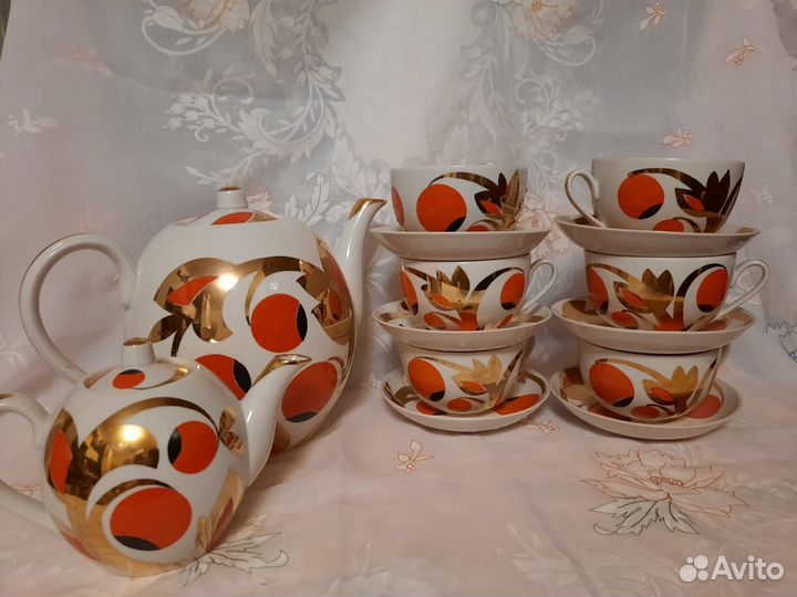 Сервиз чайный 1965 года Вербилки