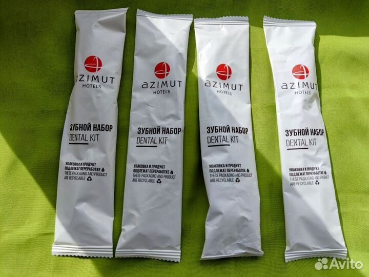 Зубная щетка одноразовая с зубной пастой новая