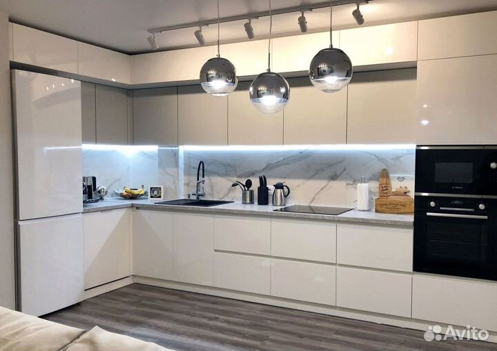 Современная кухня на заказ мдф фасады