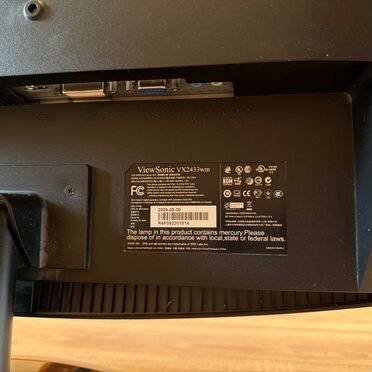 Монитор ViewSonic VX2433wm 24 дюйма