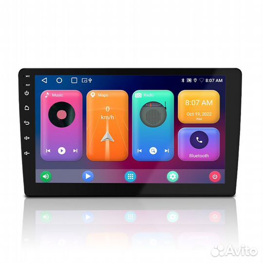 Магнитола 2 din android 9 дюймов.Новая