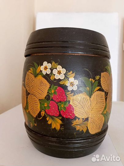 Бочонок хохлома СССР