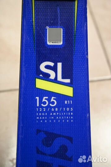 Горные лыжи salomon sl shot 155 см