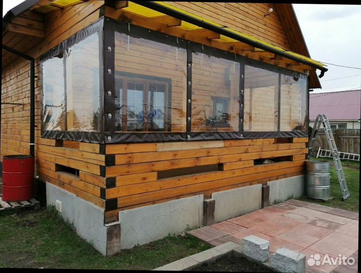 Мягкое стекло с гарантией для беседки, террасы, ве