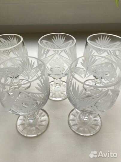 Хрустальные бокалы СССР