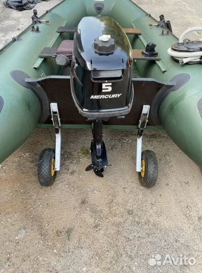 Мотор на лодку mercury ME 5 MH + kolibri км 330 20