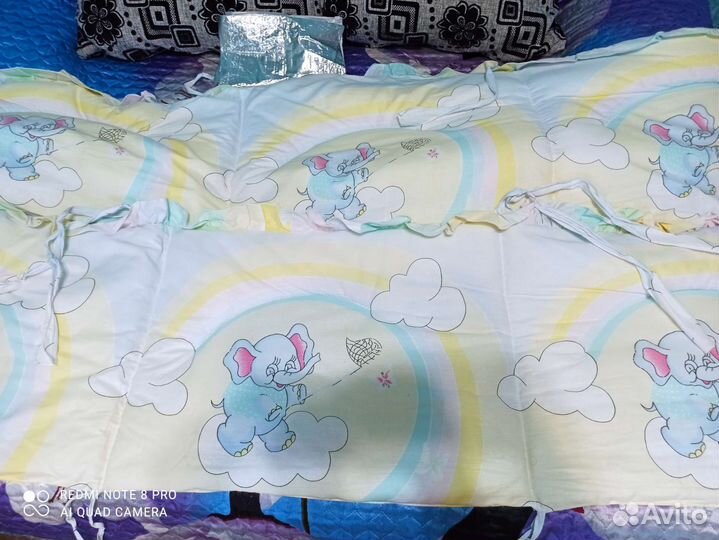 Бортики в детскую кроватку