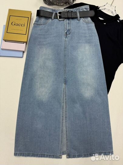 Юбка джинсовая alexander wang