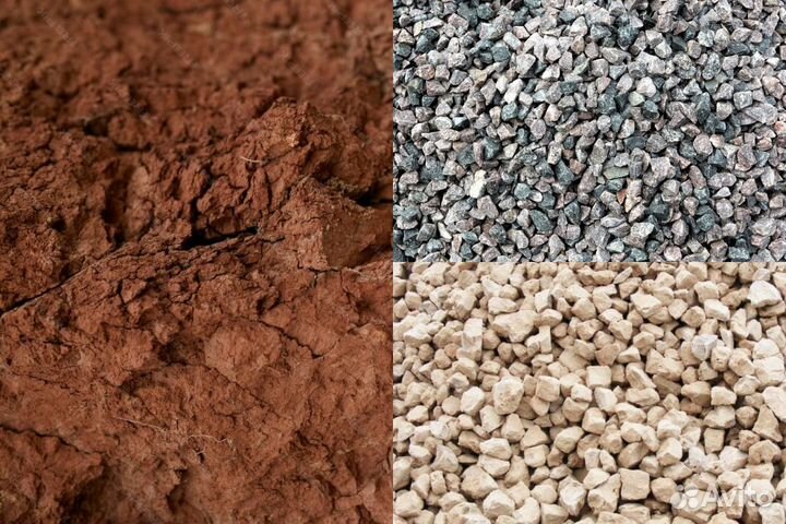 Плодородный грунт, Чернозем, Щебень, Песок, опгс