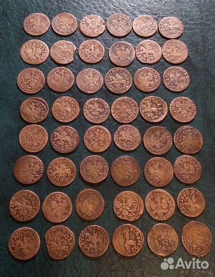 38 монет короля Яна-Казимира 1660-1667 гг. Польша