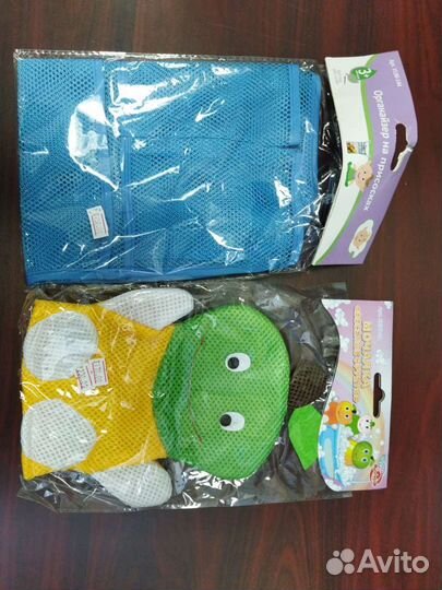 Мочалка детская+органайзер детский