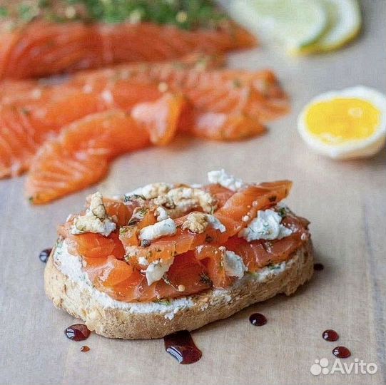 Слабосоленая рыба Семга кусок 300 г. в Москве