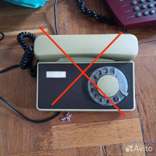 Старый телефон СССР 2 шт
