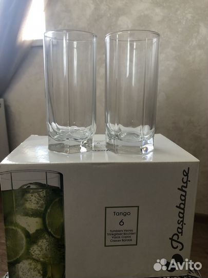 Граненные стаканы высокие