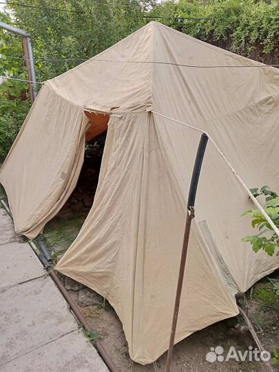 Палатка армейская (брезентовая) СССР