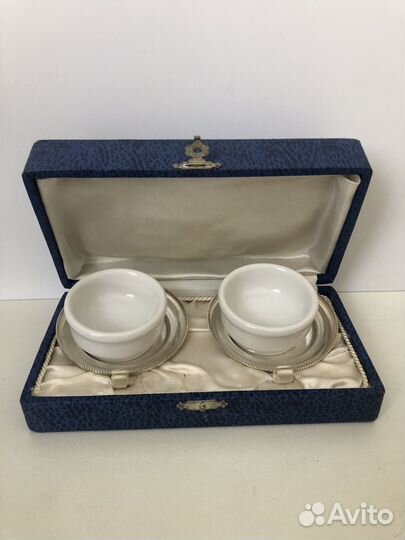 Набор икорниц/ масленок Франция