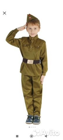 Карнавальный костюм военного для мальчика
